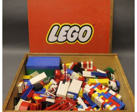 A box of vintage lego 
