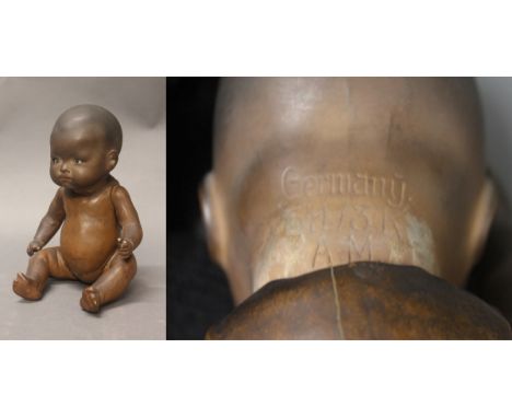 A vintage black Armand Marseille doll (A.M Germany 341./.3K) 