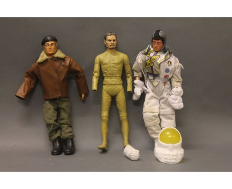 2 Palitoy Action Man action dolls & a vintage Louis Marx action doll