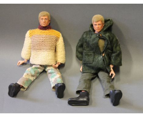 2 vintage Palitoy Action Man dolls 