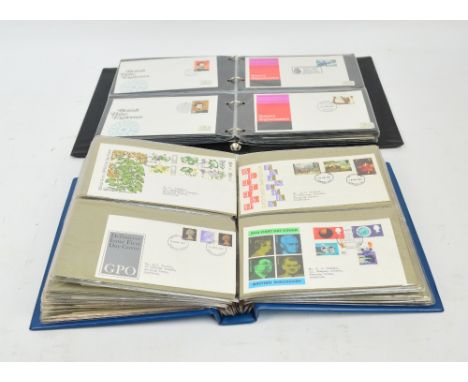 GREAT BRITAIN; two albums of first day covers and other covers including 1951 Festival, 1960 GLO with Lombard Street cds, 196