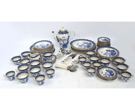 A Booth's "Real Old Willow" extensive tea/dinner service including flatware.