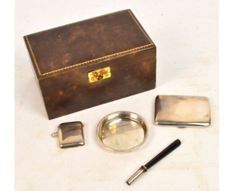 A reproduction brass candlestick telephone, height 32cm, unmarked, a vintage box camera and a retina camera (3).