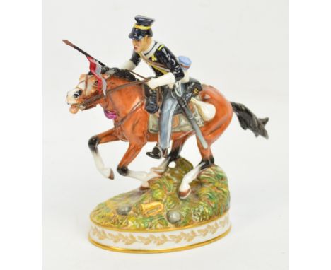 A Royal Doulton figure; HN4486 "The Charge of the Light Brigade", no.338 in a limited edition of 500, height 19.5cm. CONDITIO