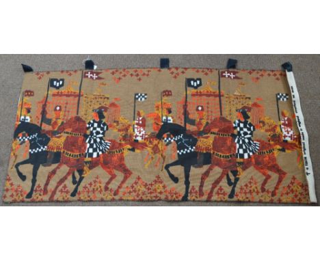 A Tibor Reich designed 1960's tapestry panel "A Tournament".