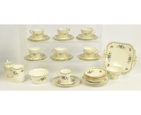 A small quantity of Shelley teaware, also a Salisbury part tea service.