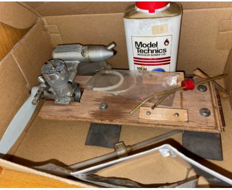 MODEL AIRCRAFT AND MODEL ENGINE WITH MONECULAR BLENDED FUEL