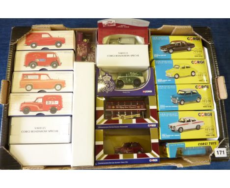CORGI 5 X 60TH ANNIVERSARY MODELS, 4 ROYAL MAIL COLLECTION VANS, QEII 60TH ANNIVERSARY MODELS, 18 IN TOTAL