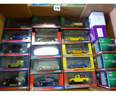 20 CORGI VANGUARD DIE CAST BOXED MODELS