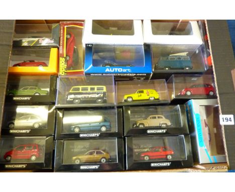 18 BOXED MODELS INC : 8 MINICHAMPS, SOLIDO ETC