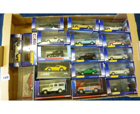 18 CORGI, CORGI VANGUARD 1 :43 DIE CAST CARS ALL BOXED CONDITION