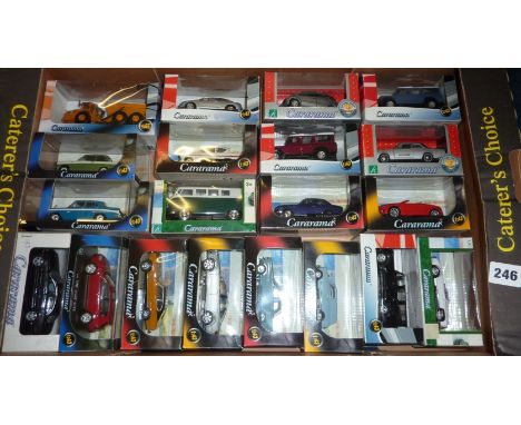 19 CARARAMA 1:43 SCALE BOXED CARS &amp; 1 VOLVO A400 1:76