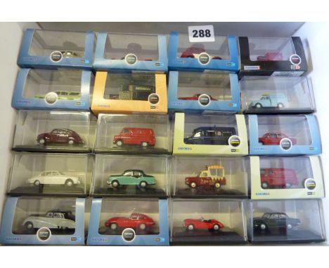 20 OO SCALE MODEL CARS OXFORD DIE CAST SERIES