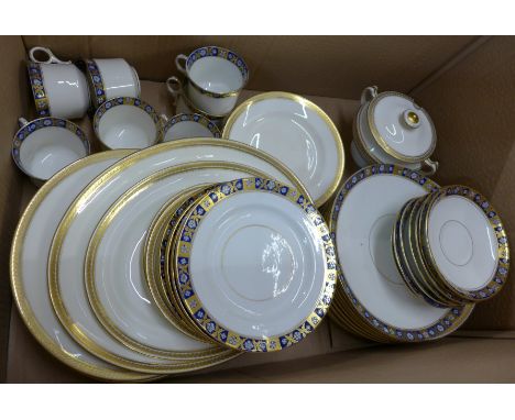 A Crescent dinner service produced for Harrods, London and a Diamond China part tea set 