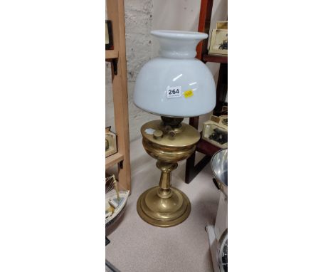 OIL LAMP AND SHADE
