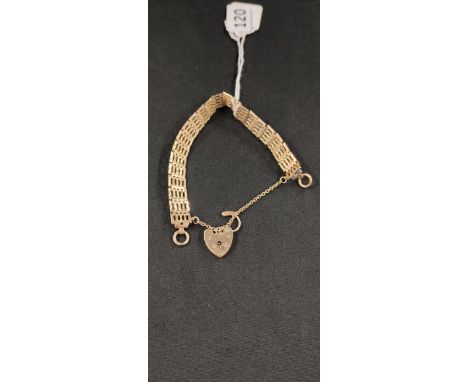 GOLD GATE BRACELET 15 GMS 