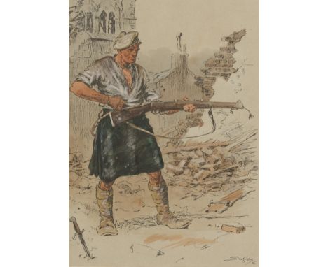 After Charles 'Snaffles' Johnson Payne (British 1884-1967)/Jock (KI)/circa 1915/printed and handcoloured, with blind stamp, 4