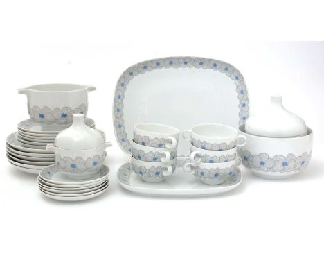 A Rosenthal Studio-linie, programme plus porcelain dinner service, designed by Wolf Karnagel, printed marks with facsimile si