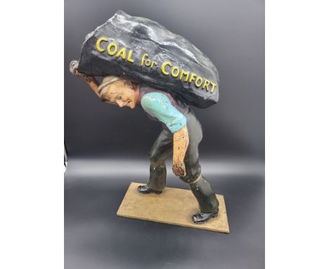 This stunning piece of advertising history is made entirely out of Paper Mache and is extremely light and stands about 2 foot