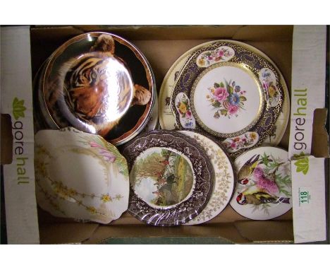 A collection of pottery collectors plates including Royal Doulton, Spode etc (22) 