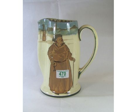 Royal Doulton series ware large jug Constable DogberryD2644, height 23cm ( hairline crack to spout) 