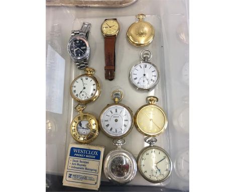 Box of vintage and later watches