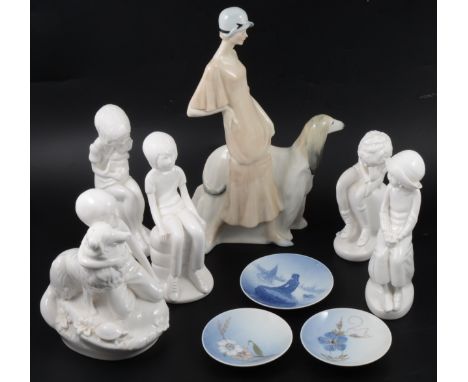 Royal Doulton Reflections series "Promenade" HN3072, Spode "Best Friends", "Michael", "Joanna", "James" and "Rebecca", all by