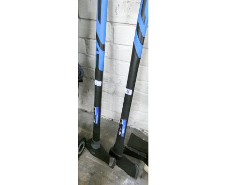 A new heavy duty log splitting axe and a new heavy duty felling axe