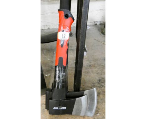 A splitting and a felling axe 
