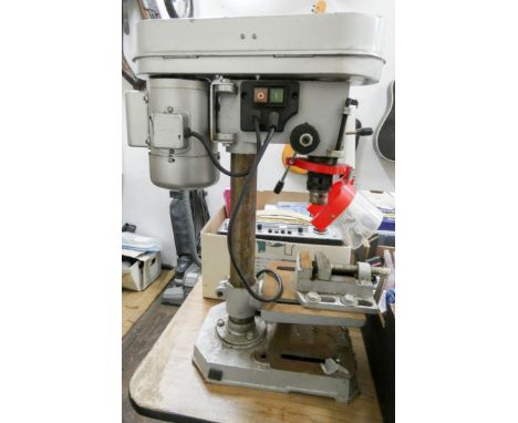 A pillar drill 