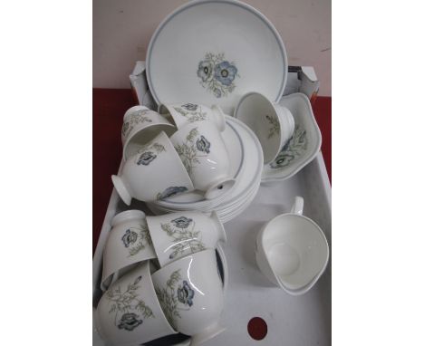 Wedgwood Suzie Cooper design Glen Mist pattern tea service (30 pieces) 