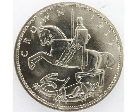 1935 silver crown of George V. UK P&amp;P Group 0 (£6+VAT for the first lot and £1+VAT for subsequent lots) 