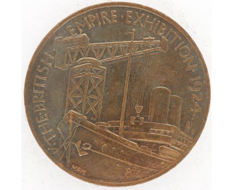 1924 British Empire Exhibition token. UK P&amp;P Group 0 (£6+VAT for the first lot and £1+VAT for subsequent lots) 