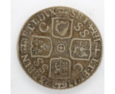 1723 silver South Sea Company shilling of George I. UK P&amp;P Group 0 (£6+VAT for the first lot and £1+VAT for subsequent lo
