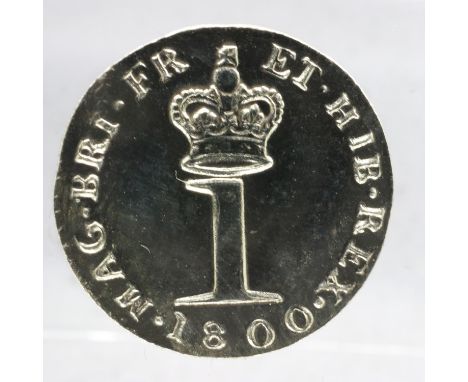 1800 silver Maundy penny of George III - gEF grade. UK P&amp;P Group 0 (£6+VAT for the first lot and £1+VAT for subsequent lo