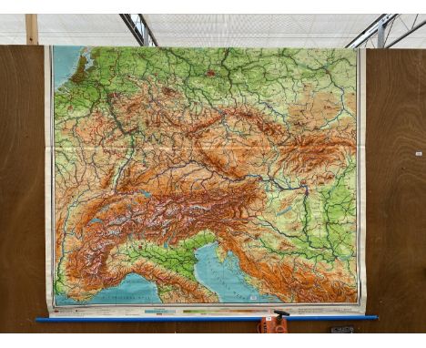 A LARGE VINTAGE MAP 