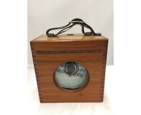 A MAHOGANY CASED PIGEON CLOCK THE 'TOULET IMPERATOR' 