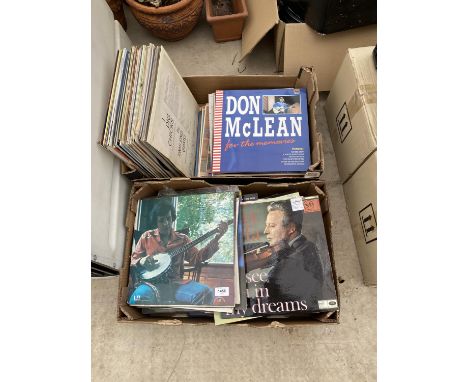 AN ASSORTMENT OF VINTAGE LP RECORDS 