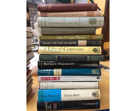 A COLLECTION OF FIRST EDITION BOOKS TO INCLUDE A LIFE OF CONTRASTS, COCKBURN SUMS UP, SCRAMBLE FOR AFRICA, SCHILLER THE DRAMA