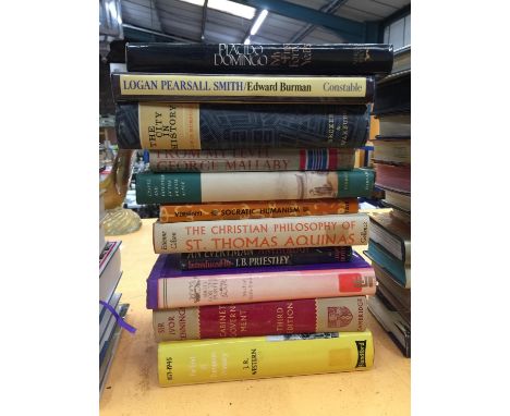 A COLLECTION OF FIRST EDITION HARDBACKS TO INCLUDE PLACIDO DOMINGO MY FIRST FORTY YEARS, THE CITY IN HISTORY, FROM MY LEVEL G
