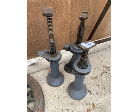 THREE VINTAGE BOTTLE JACKS 