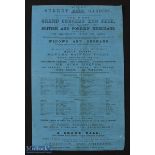 Poster Advertising Charity Concert at The "Royal Surrey Gardens" For Widows & Orphans of The Society