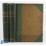 1908 British Sports and Sportsmen Past and Present vol. I and II, large folio books - the impressive
