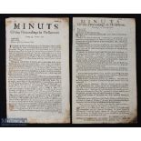 Printed Invitation by William Lancaster Provost of Queens College Oxford to Celebrate His