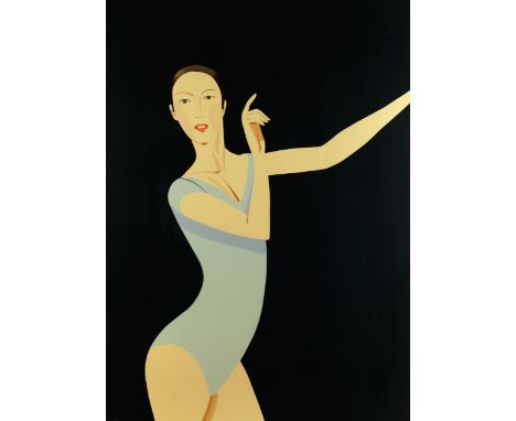 Alex Katz, geb. 1927 New York SARAH, 2011Farbserigrafie.122 x 87 cm.Links unten signiert „Alex Katz“.Hinter Glas gerahmt.Edit