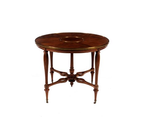 Louis XVI-Table à déjeuner von Adam Weisweiler (1744 - 1820, Meister ab 1778)Höhe: 74 cm. Durchmesser: 91,5 cm. Paris, um 179