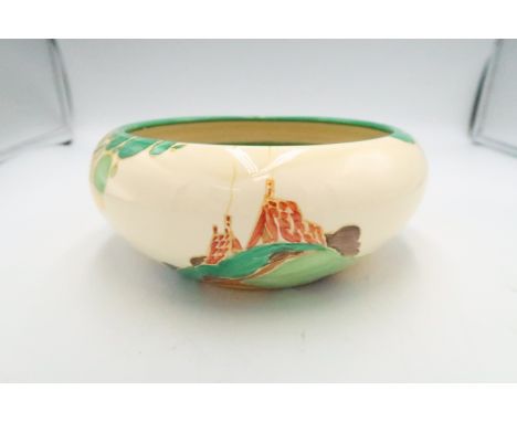 A Clarice Cliff bowl in secrets pattern, double image, circa 1933, no chips, no cracks, paint loss or restoration