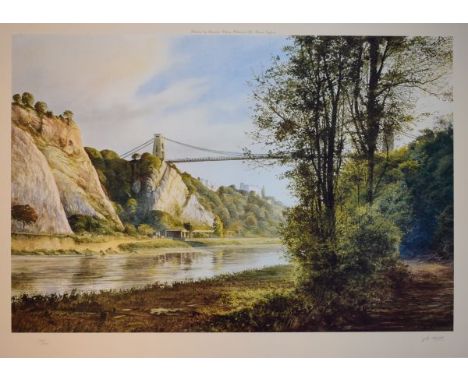 Kenneth Tadd - Signed limited edition print - On The Banks Of The Avon No.160/850, signed and numbered in pencil, 45cm x 62cm