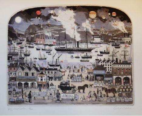 Graham Clarke - Signed limited edition print - Very Great Western No.218/300, signed, titled and numbered in pencil, 49cm x 5