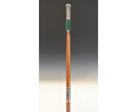 Eastern white metal mounted walking stick   Condition: 